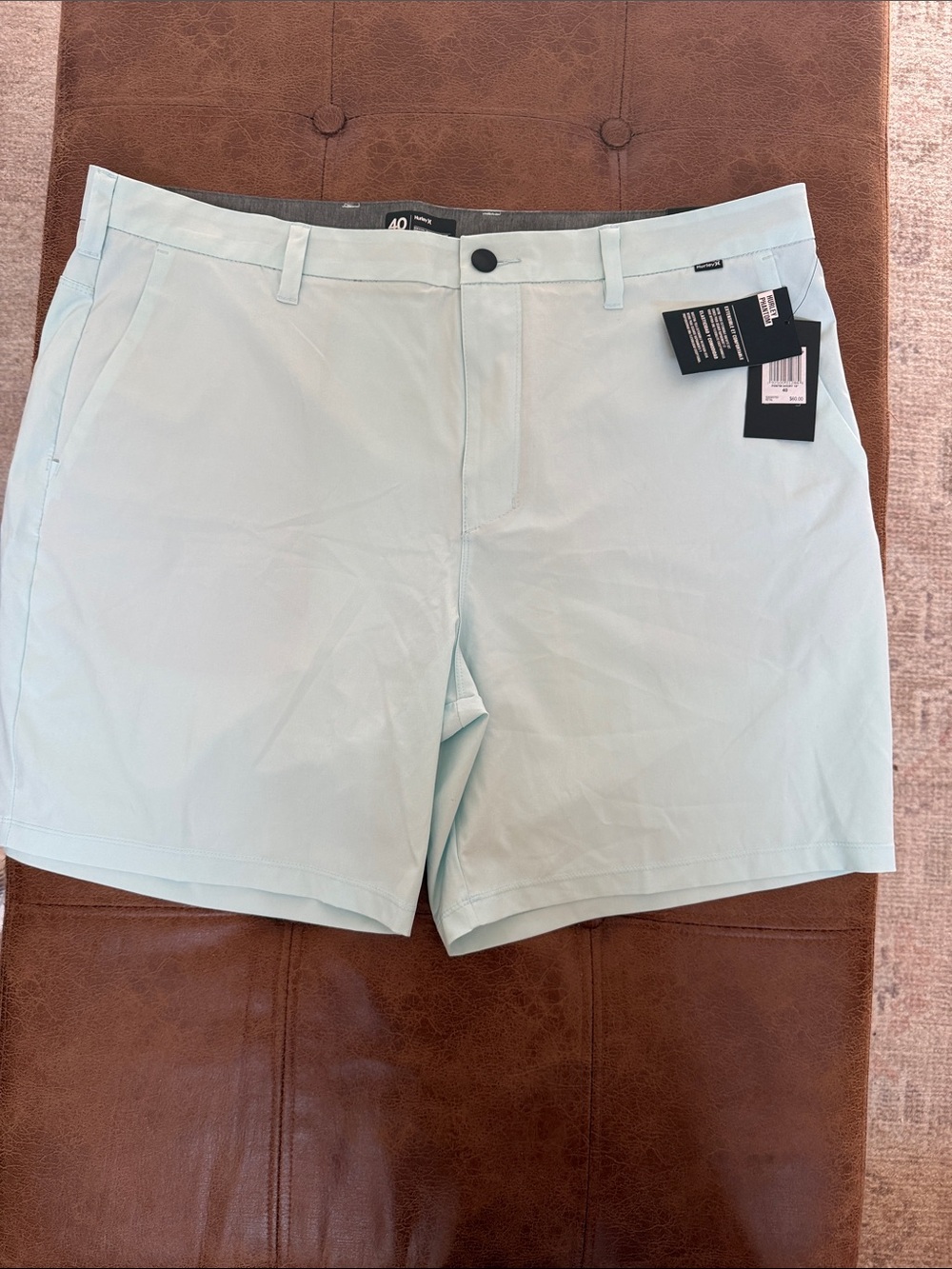 Hurley Men's Aqua Light Blue Performance Shorts
